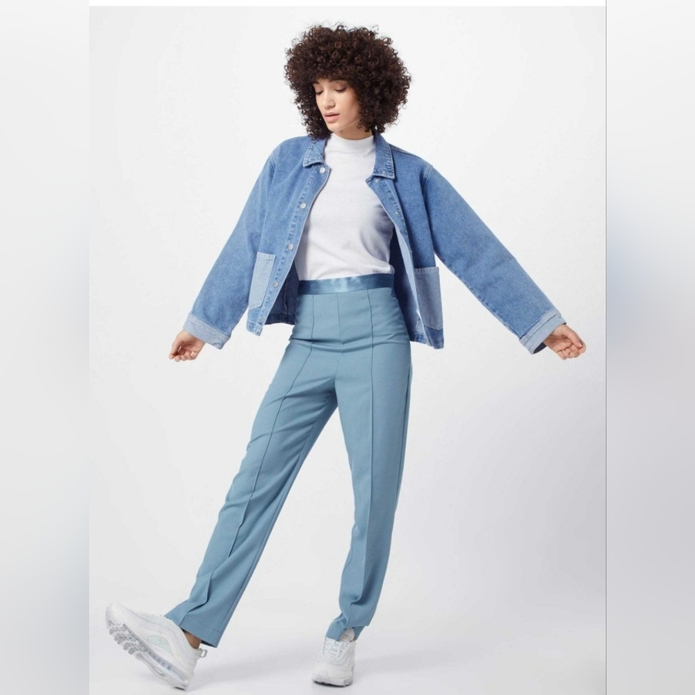 Soaked In Luxury Blue Denim Pants Beatrix